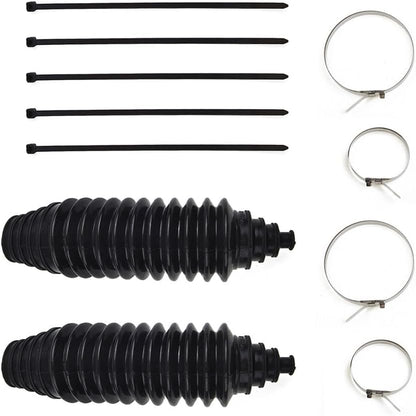 ya 4 8.10 Silicone Rack Pinion Steering Gaiter Pinion Boots+Cable Ties+Clamp Kit