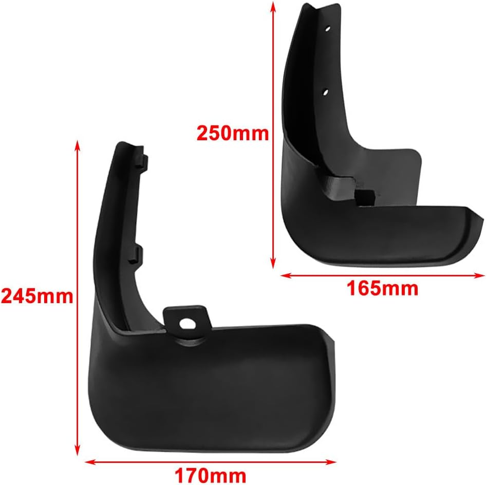 ya 14 9.20 zhengce Mud Flaps Mudguards Splash Guards for Nissan NV200 Vanette Evalia 2010-2019-1
