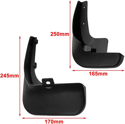 ya 14 9.20 zhengce Mud Flaps Mudguards Splash Guards for Nissan NV200 Vanette Evalia 2010-2019-1