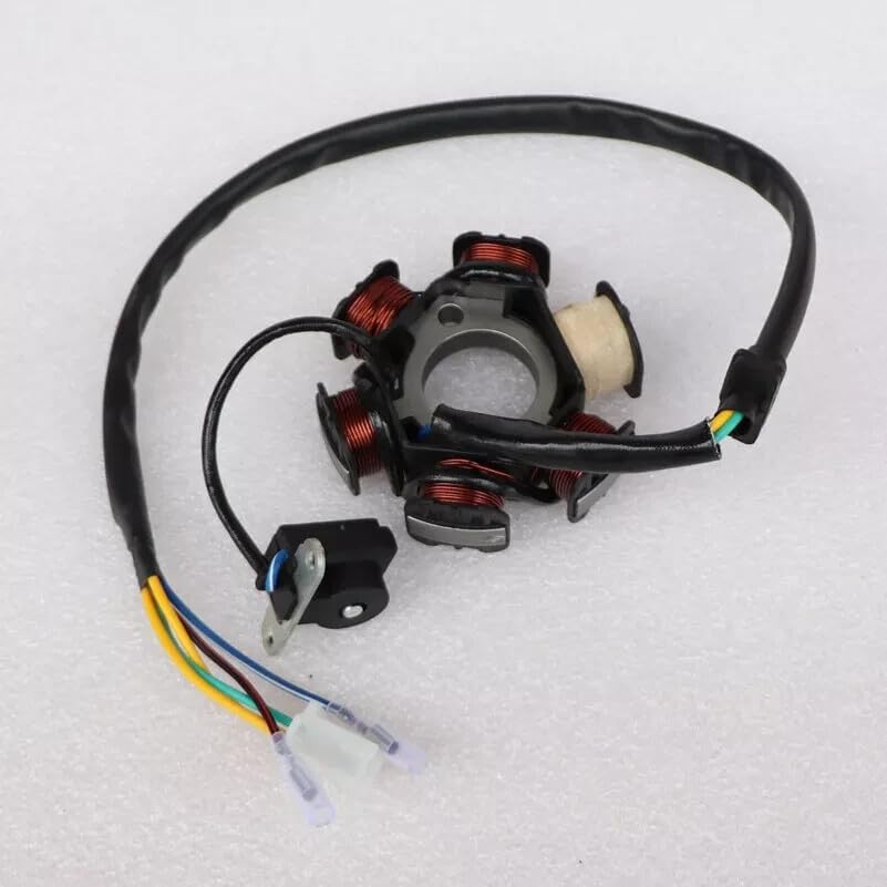 ya 4 8.8.2 6 Coil 5 Wire Ignition Magneto Stator for GY6-125cc ATV Quad Scooter Moped Bike