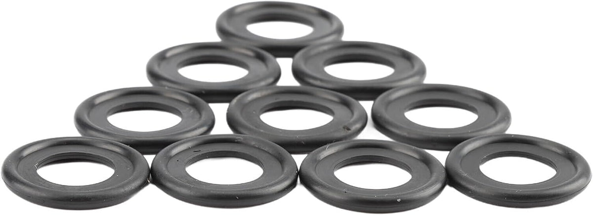 ya 9 10.24 10PCS 3536966 For GM New M11 Universal Rubber Oil Drain Plug Gaskets 12616850