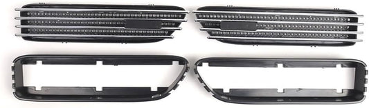 ya 2 8.15 Side Grill for for BMW E46 for M3 (2001 2006) Practical Installation Solution