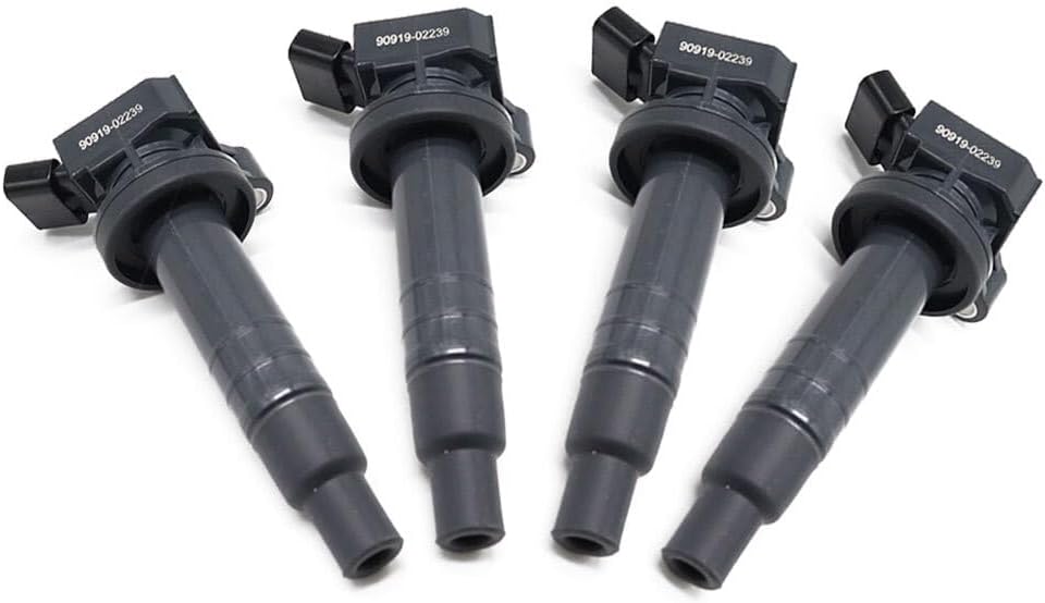 ya 9 10.24 4PCS 90919-02339 Ignition Coil for Toyota for Corolla Celica Matrix 1.8L UF247 00-08