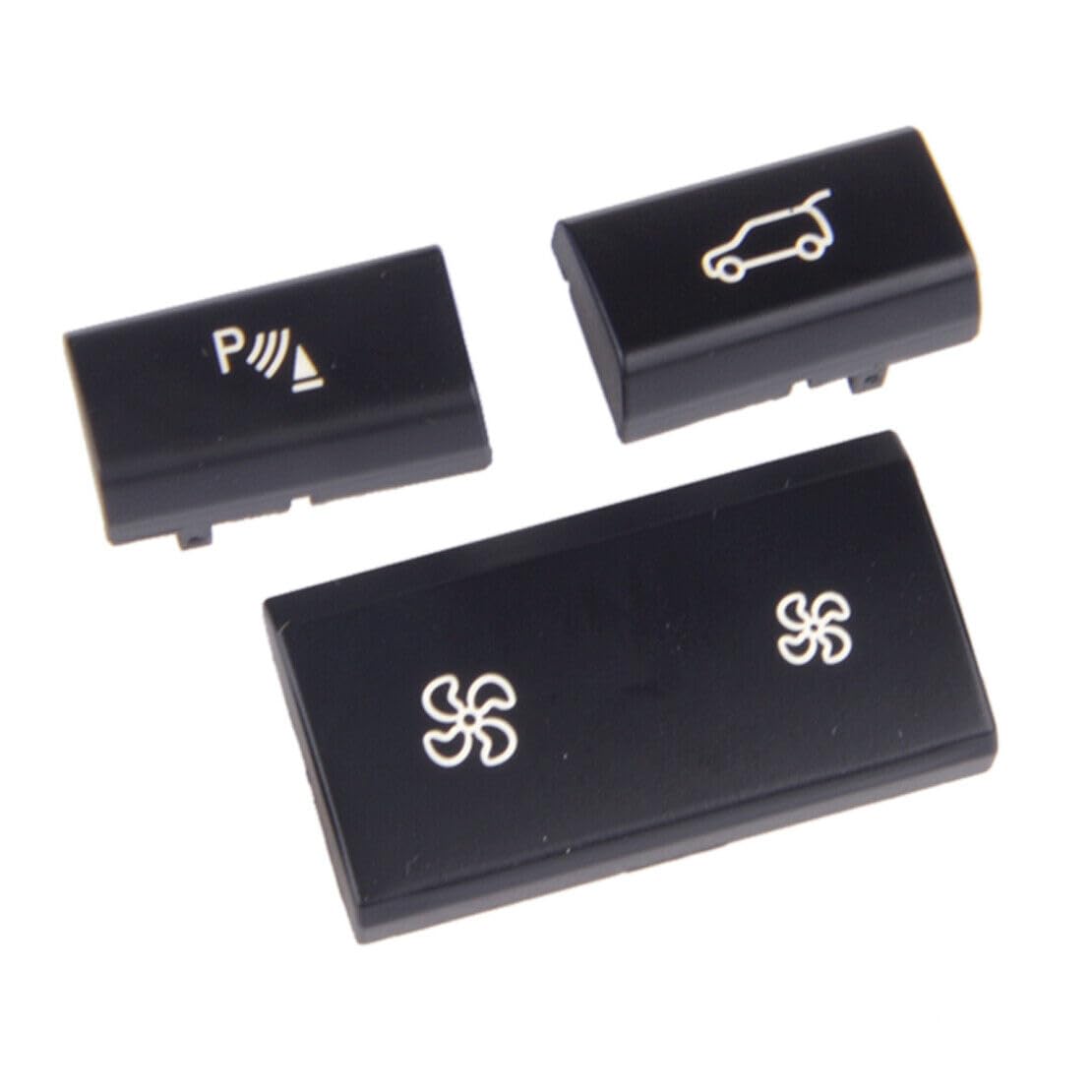 ya 6 8.24 baidi 1 Set Air Heater Air Conditioner Switch Button Cover Trim Fits for BMW X5 E70 06-2013 @