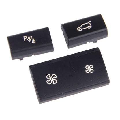 ya 6 8.24 baidi 1 Set Air Heater Air Conditioner Switch Button Cover Trim Fits for BMW X5 E70 06-2013 @