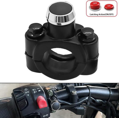 ya 4 8.24 baidi 7/8 Handlebar Motorcycle Switch On Off Push Button Headlight Fog Spot Universal