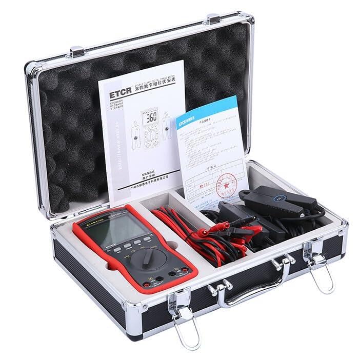 ya 16 10.20 baidi New Double Clamp Digital Phase Meter b