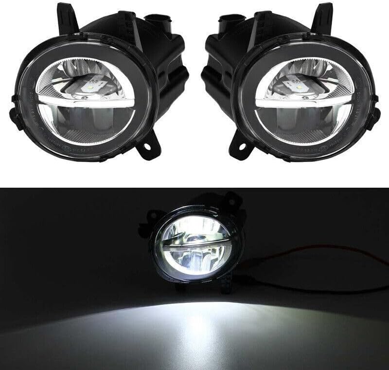 ya 4 8.24 baidi 2 Pack Front Bumper Guard Fog Lamp Cover for Mitsubishi Outlander 2016-2020