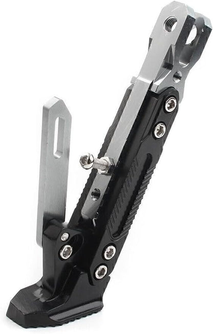 ya 9 10.24 Stainless Steel Motorcycle Non-Slip Adjustable Kickstand Foot Side Support