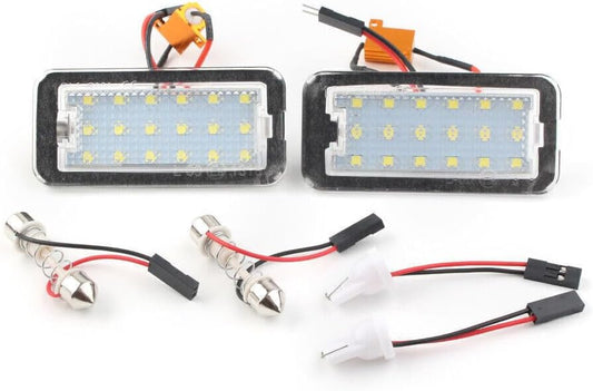 ya 4 8.8 for Fiat 500 500c + Cabriolet LED SMD License Plate Light Number Plate Light 12V