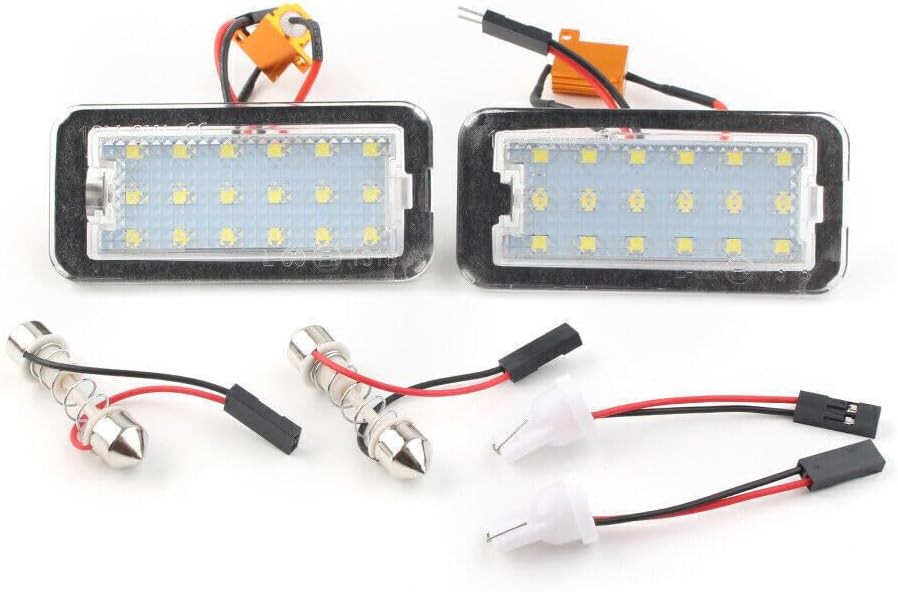 ya 13 9.15 baidi for Fiat 500 500c + Cabriolet LED SMD License Plate Light Number Plate Ligh