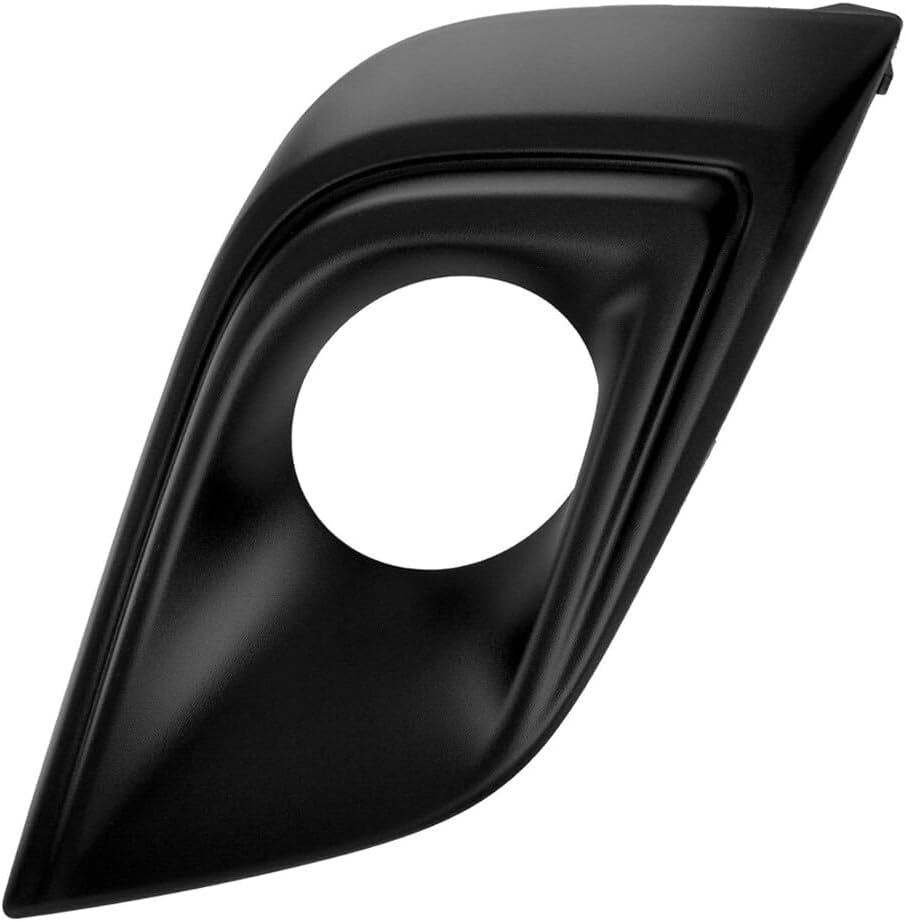 ya 9 10.24 Front Driver Side Bumper Fog Light Cover Lamp Bezel for Murano 2015-2018 Black