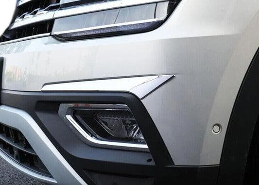 ya 4 8.10 Automatic Chrome Front Fog Lamp Cover Trim Molding Fits for VW Atlas 2018-2021