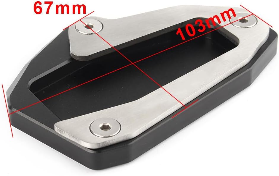 ya 2 8.15 for Ducati MONSTER 696/795/796/797/821/1200 Motor Side Kickstand Foot Stand Pad