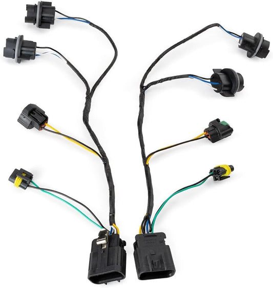 ya 4 8.10 2 Piece Headlight Harness Fits 2007-2013 for Chevrolet Thorold 1500 HD 25962806