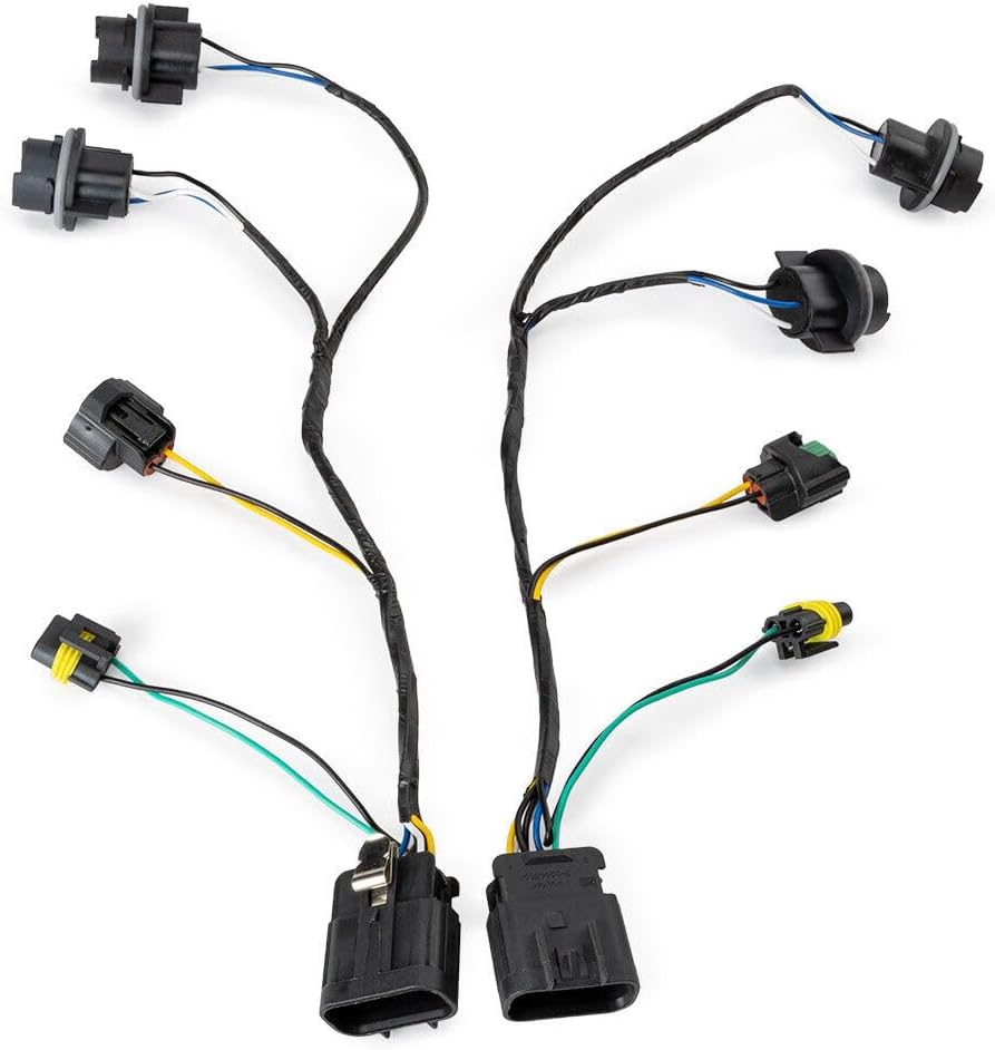ya 6 8.14 2 Piece Headlight Harness Fits 2007-2013 for Chevrolet Thorold 1500 HD 25962806