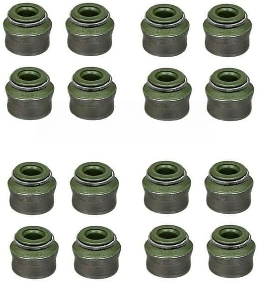ya 10 9.16 baidi 036109675A 16 Pcs Elring Valve Steam Seals 6mm for Audi A4 TT Q5 for VW for JETTA GTI CC