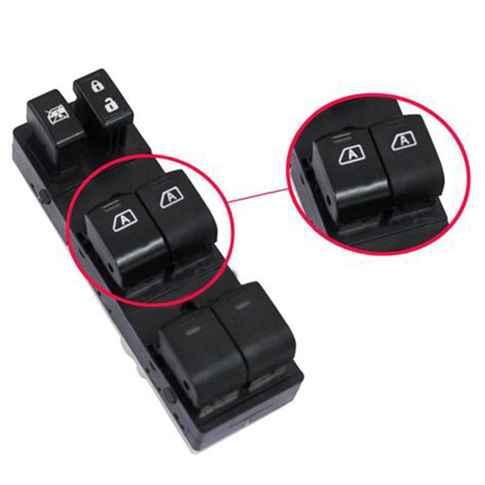 ya 4 8.8 Left Front Power Master Window Switch for Nissan Altima 07-12 S 2.5L 25401-ZN50C