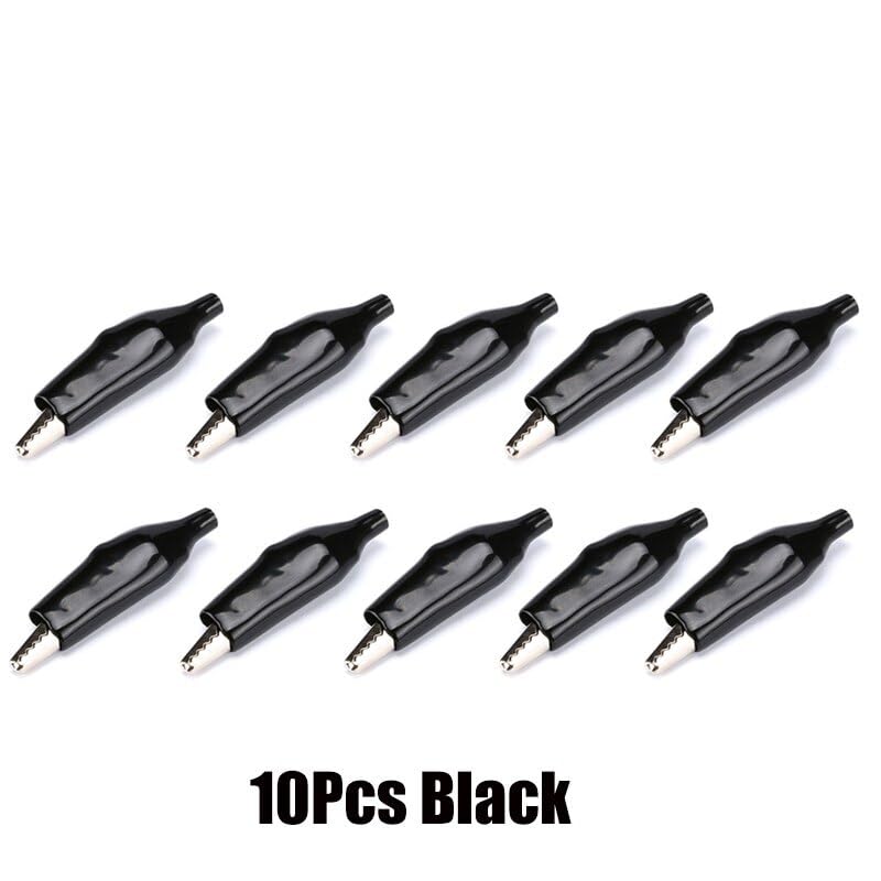 ya 16 10.20 baidi 10/20-pack 28mm Metal Alligator Clip G98 Alligator Electric Clip Test Probe -