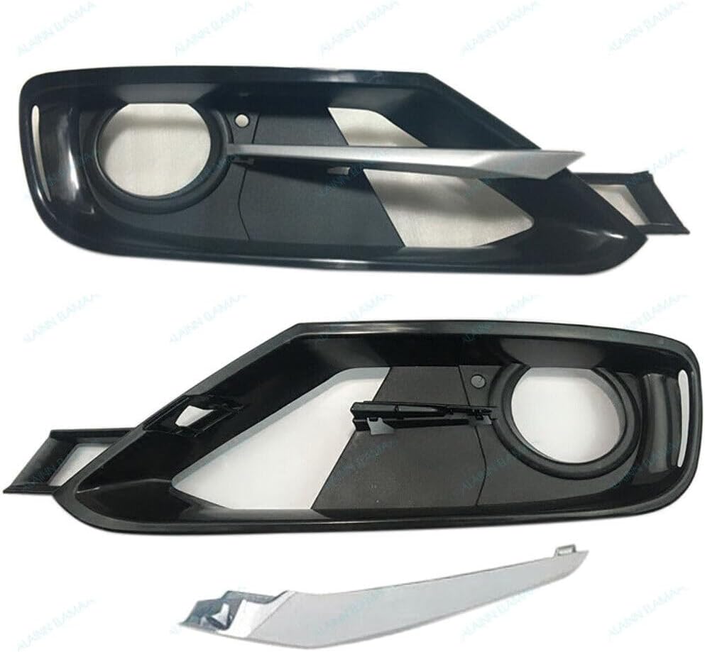 ya 4 8.10 4pcs Front Bumper Fog Driving Light Grille Trim Fit for BMW 3 F30 F35 2013-2015