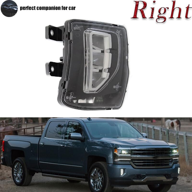 ya 10 9.16 zhengce Right front bumper fog light for Chevrolet for Silverado 1500 2016-2018