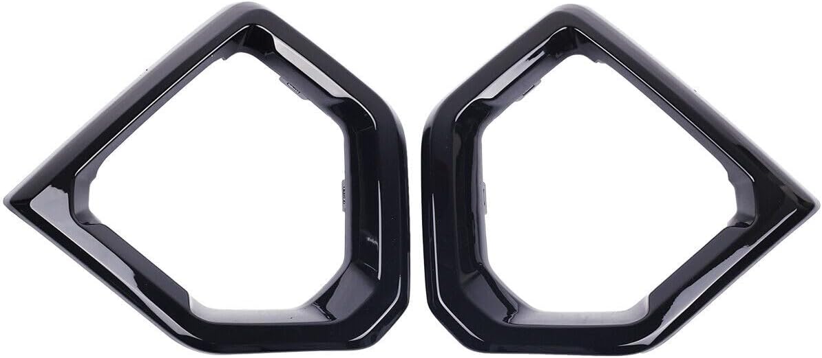 ya 13 9.15 baidi Gloss Black Front Fog Light Outer Bezel Cover For for GMC for Sierra 2019-21 Denali SLT