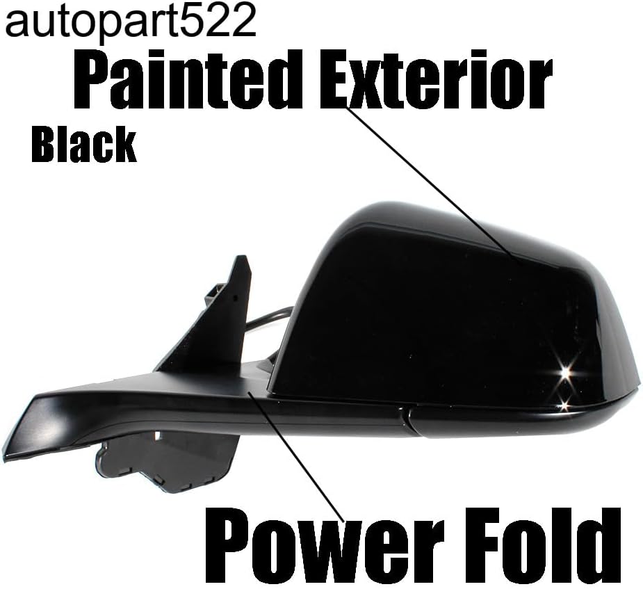 ya 4 8.10 for Tesla Model Y 2020-2023 Black Left Driver Side Mirror 13 Pin Heated