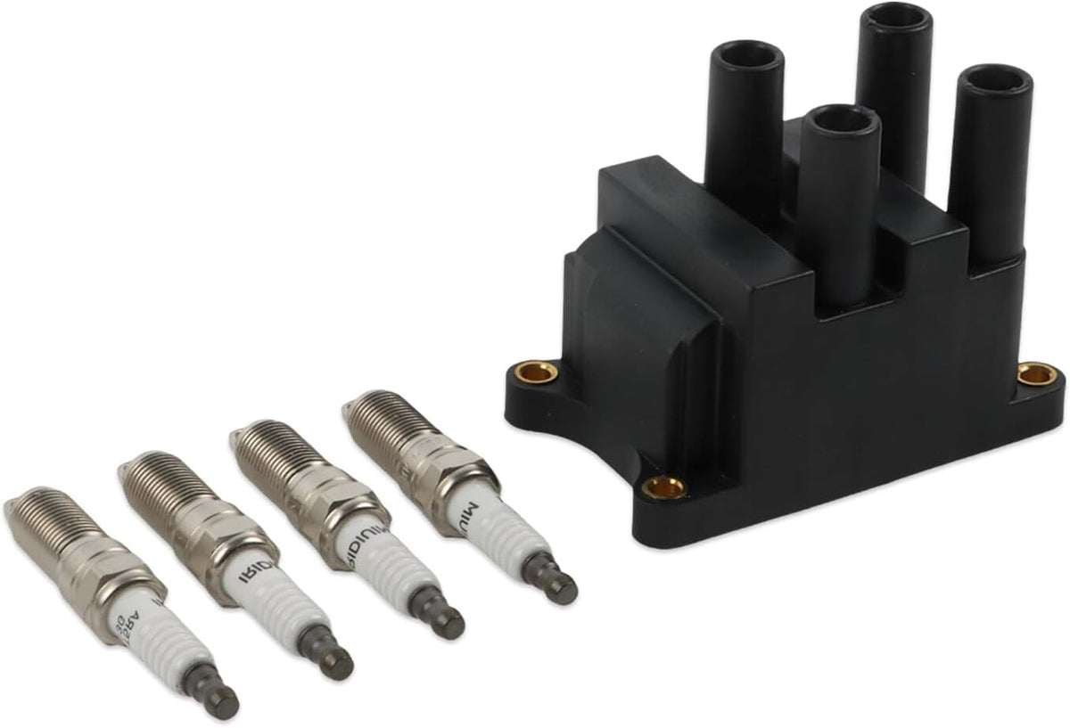 ya 9 10.24 1x Ignition Coil&4x Iridium Spark Plugs FD497 5019 for Ford Contour vastvehicle