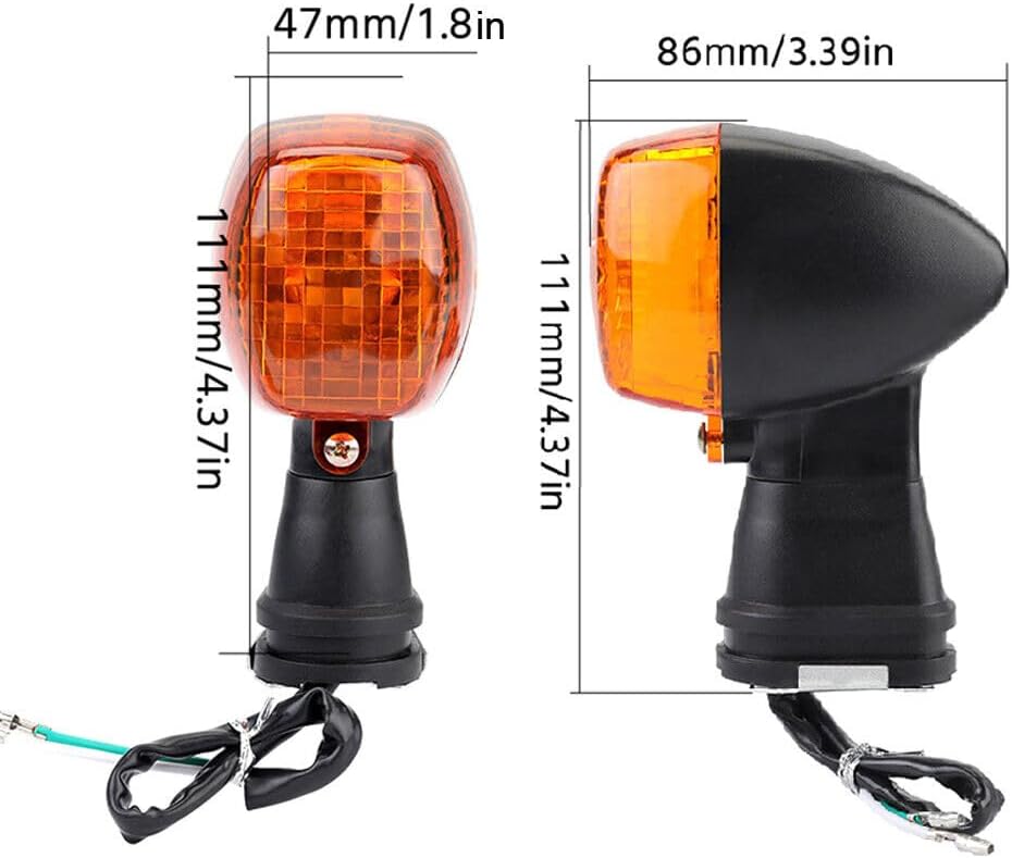 ya 7 8.24 baidi Front Turn Signal Light for Kawasaki GPZ1100 ZZR600 ZXR 250 400 750 ZRX1200 ZR7S