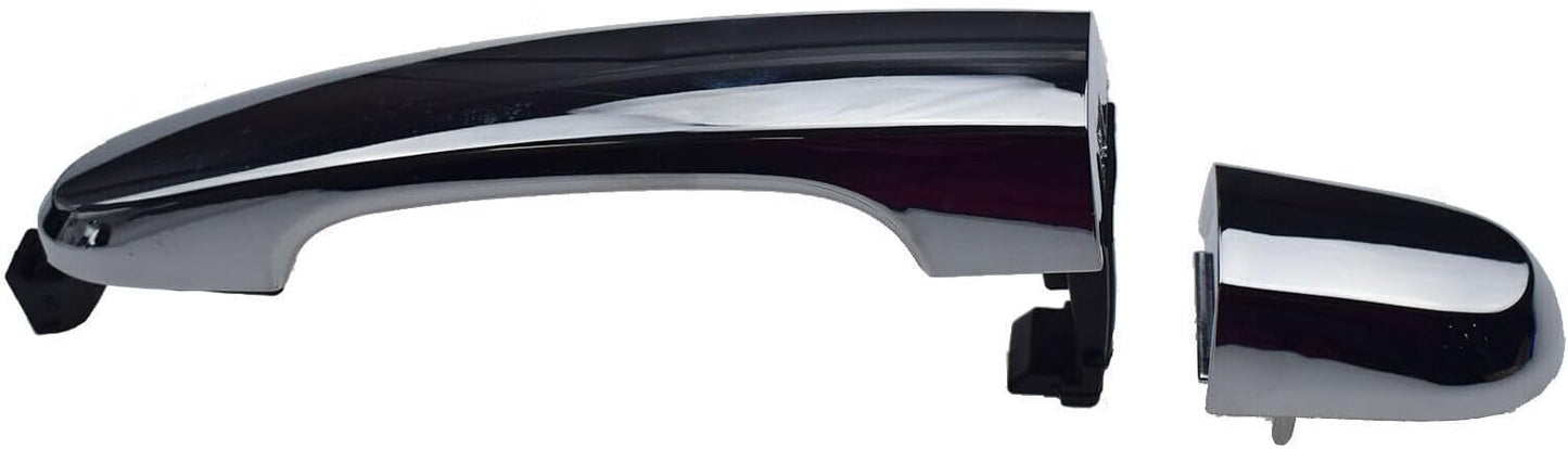 ya 4 8.8.2 Plastic Exterior Door Handle for 11-15 for Kia for Sorento Front Passenger Right Hand Chrome 