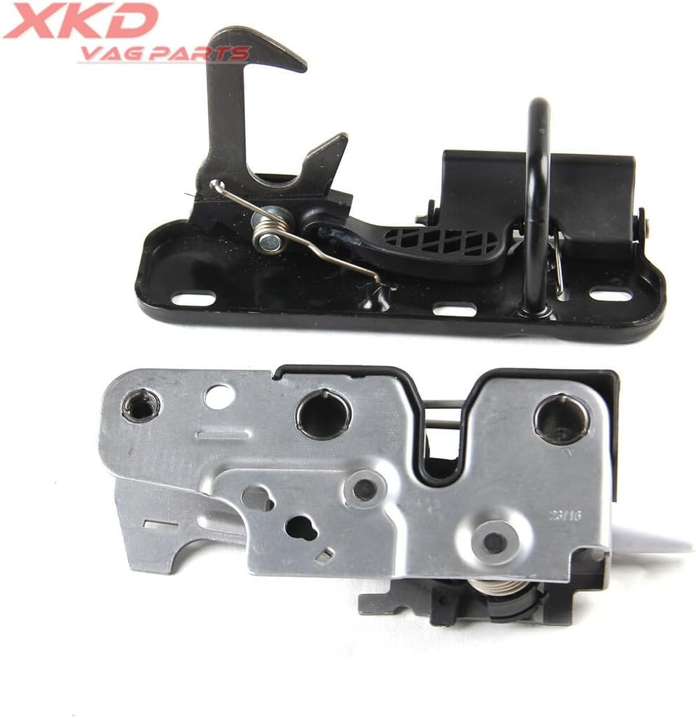 ya 11 9.14 baidiEngine Cover Hood Lock Upper & Lower Set for VW for Jetta for Golf GTI Rabbit Mk5
