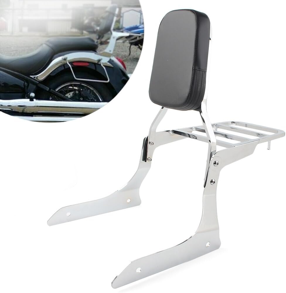ya 6 8.14 Backrest Sissy Luggage Rack Passenge for Yamaha Stryker 1300 XVS1300 2011-17
