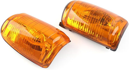ya 11 9.14 baidifor Ford Transit MK8 Door Wing Mirror Indicator Lens Turn Signal Lights Housing