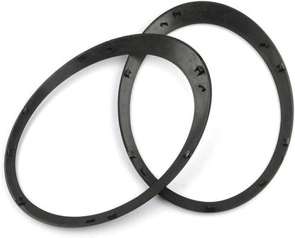 ya 4 8.10 2x Gloss Black Headlight Trim Ring Bezel for Mini Cooper R55 R56 R57 R58 2007-15