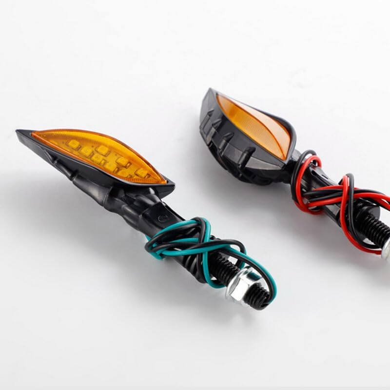 ya 11 9.14 zhengce 2 Pieces Motorcycle LED Turn Signal Lights for Kawasaki for KTM Victory for
