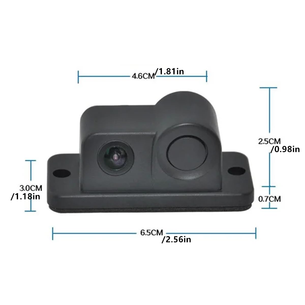 ya 4 8.8 2-in-1 car Reverse Parking Radar Sensor, Rearview Backup Camera kit, Waterproof