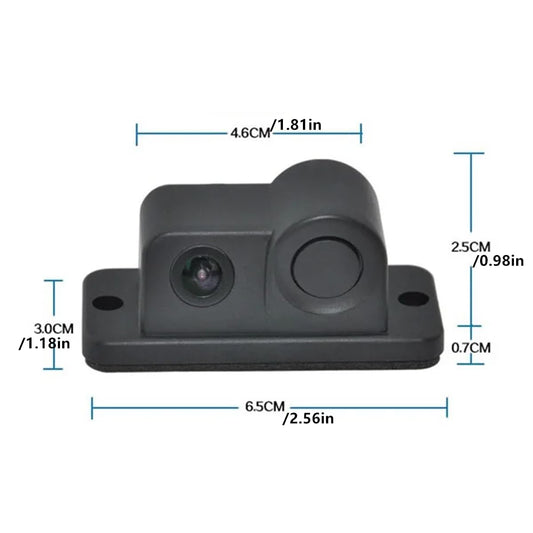 ya 4 8.8 2-in-1 car Reverse Parking Radar Sensor, Rearview Backup Camera kit, Waterproof