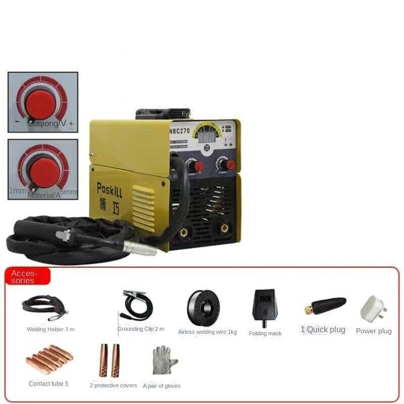 ya 16 10.20 baidi NBC-270 airless Two-Protection Welding Machine 4MMtwo-Protection Welding Machine