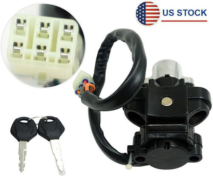 ya 4 8.24 baidi Motorcycle Modified Ignition Key Lock Switch Kit for Kawasaki for Yamaha Universal