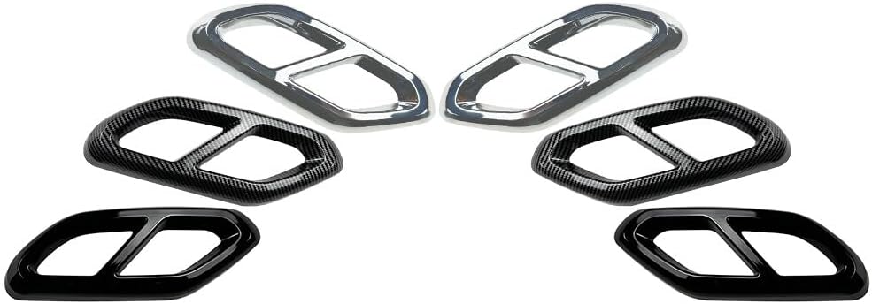 ya 10 9.16 baidi Tail Pipe Muffler Tip Cover Trims for Mercedes-Benz GLC Class X254 2022+
