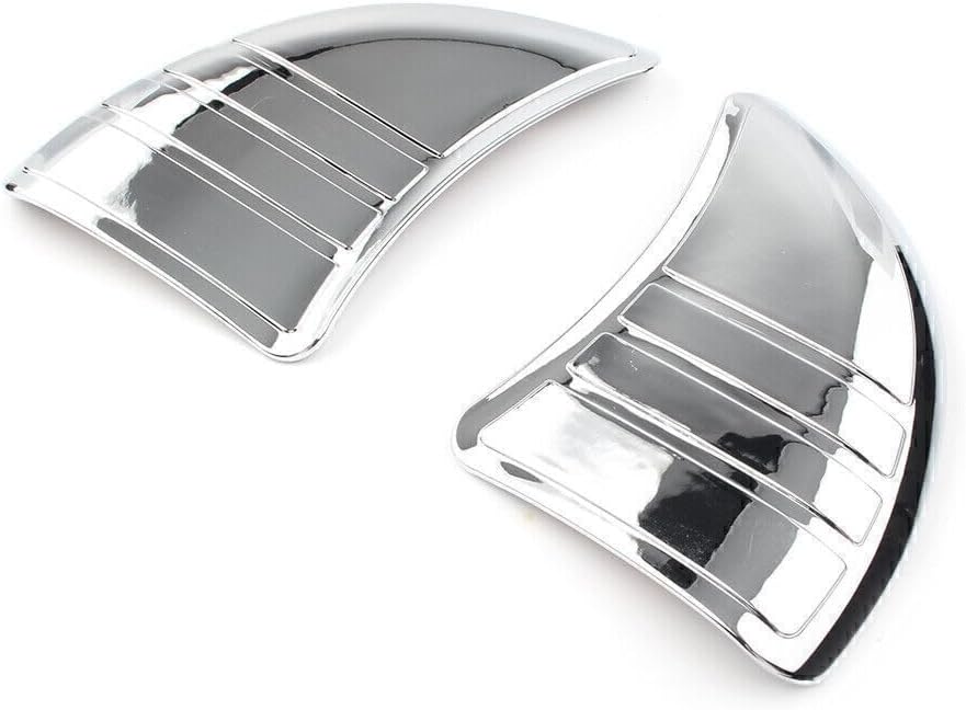 ya 4 8.10 Tri-Line Inner Fairing Mirror Cover Plugs Fit for Harley Touring Glide Chrome