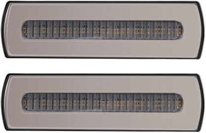 ya 10 9.16 zhengce Amber + Red LED Car Truck Light Bar Brake Flow Turn Signal Stop Tail Bar Se