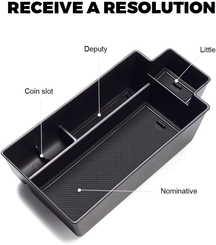 ya 8 8.24 baidi Car Center Armrest Storage Tray Organizer Box Fit 2021-2024 for Nissan Rogue