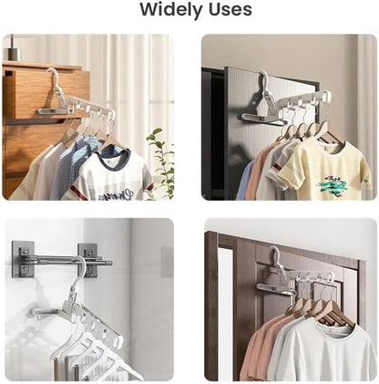 ya 26 10.21 baidi Portable Foldable Hanger Clothes Drying Rack Travel Hangers Hanging Clothes H-wq