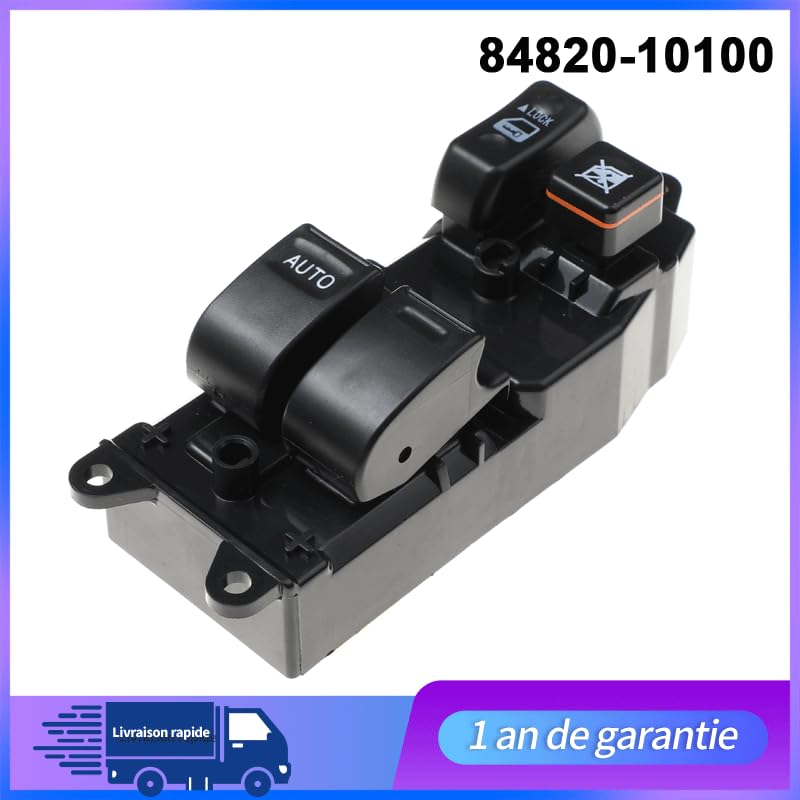 ya 3 8.24 baidi Com for Man de Bouton Leve Vitre Pour for Toyota Yaris Hilux Land Cruiser 84820-10100 Neuf