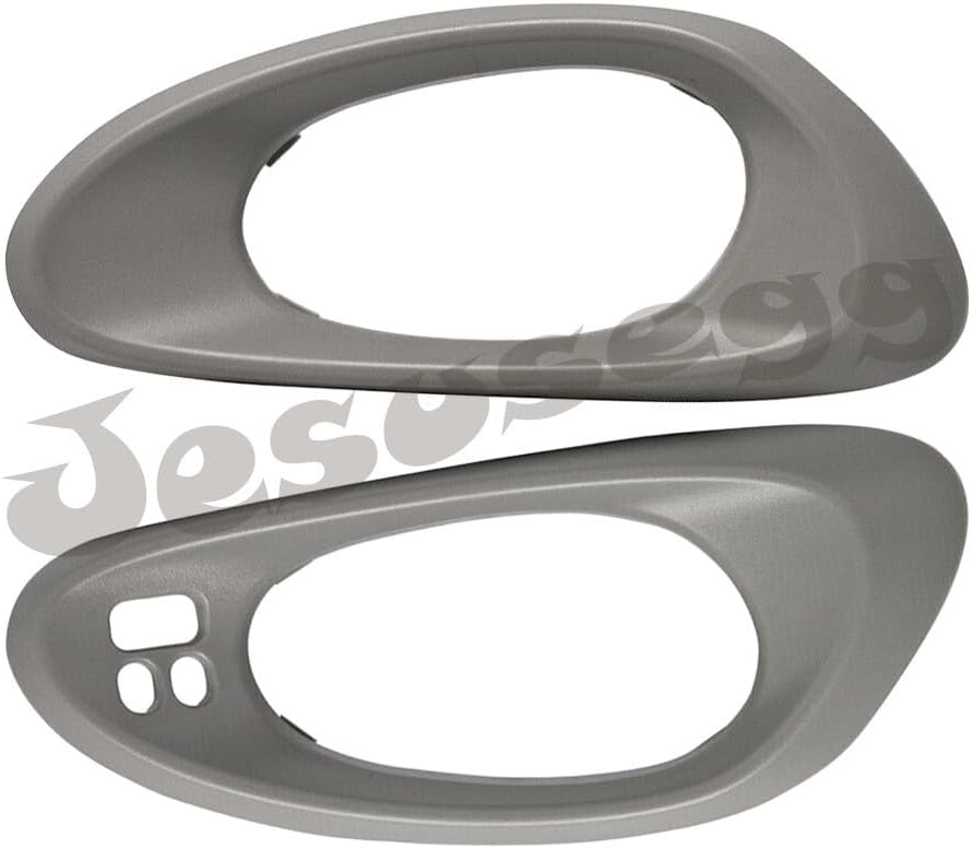 ya 9 10.24 Front RH&LH Inside Door Handle Fit for Chevrolet Trailblazer Base LT LS Gray