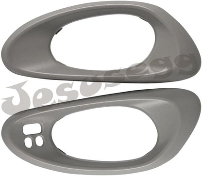 ya 9 10.24 Front RH&LH Inside Door Handle Fit for Chevrolet Trailblazer Base LT LS Gray