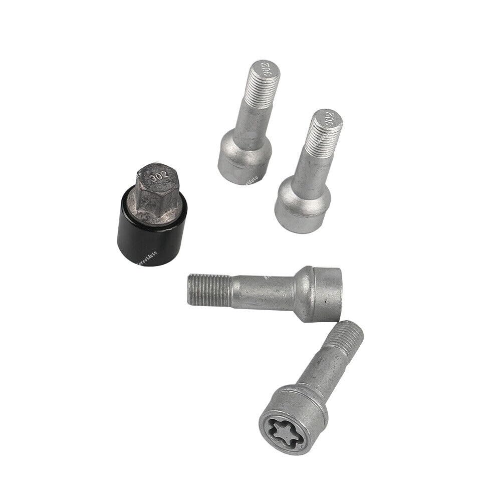 ya 5 8.10 5pcs Wheel Set Studs Lugs Long Safety Bolts A0019901707 Fit for Benz M14x1.5x45