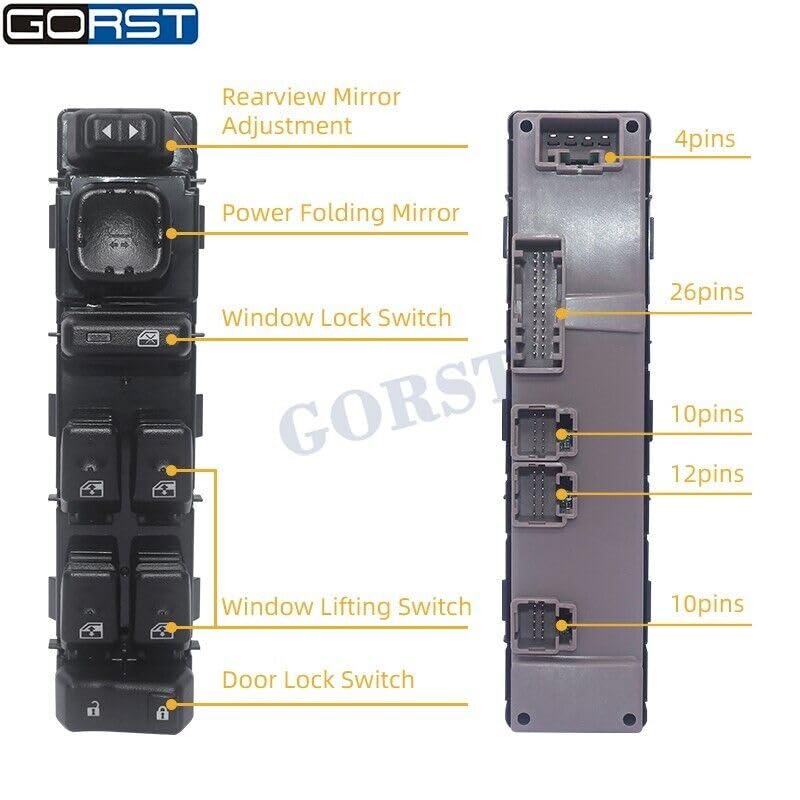 ya 3 8.24 baidi 15883320 Power Window Switch for Chevrolet for Silverado 1500 2500 3500 for Cadillac 