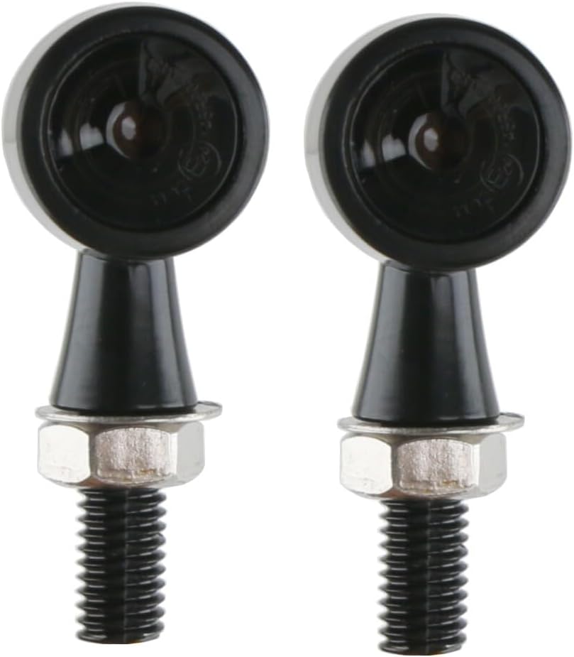 ya 4 8.14 Black Universal Motorcycle LED Bullet for Mini Turn Signal Brake Flasher Light 